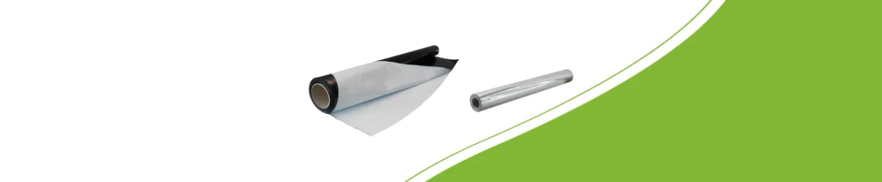 Black and white and anti-detection sheeting for lining surfaces
