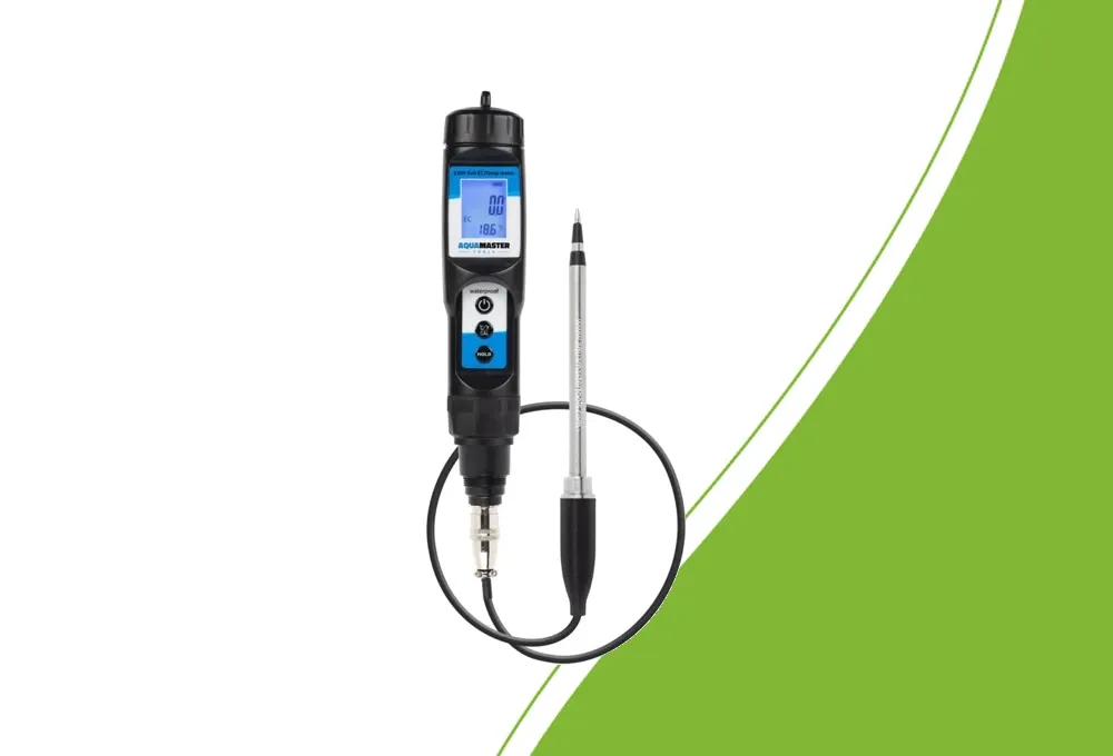 Aqua Master Tools E300 pro substrate meter with connected probe