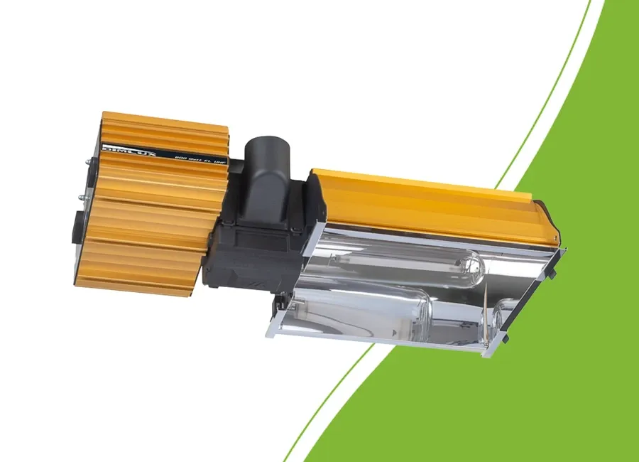 DimLux HPS fixture with reflector
