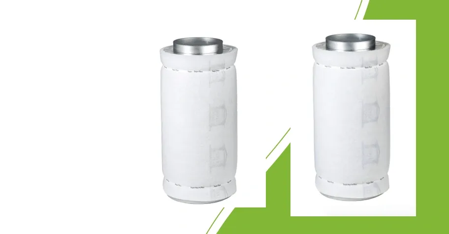 Original product photos of Heavy carbo HK50 and HK100 carbon filters