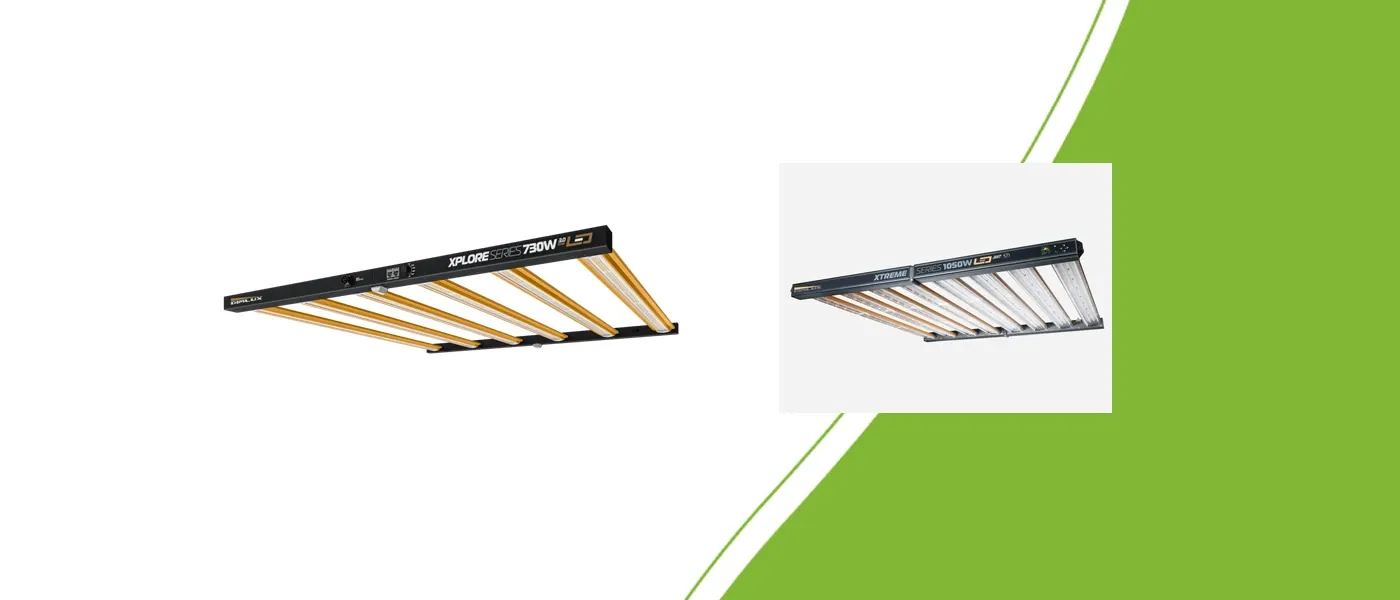 DimLux Xplore 730W, Xtreme MKII 1050W + NIR