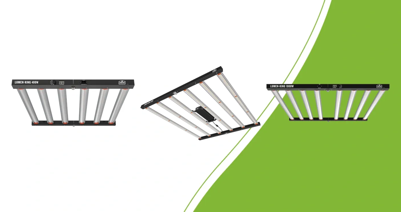 Lumen King LED fixtures: 400W, 720W and 1000W ECO