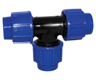 25 mm PE tee with three connections