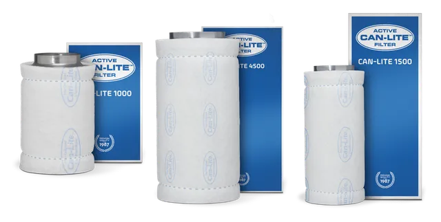 Product selection for Can Lite carbon filters: Can Lite 1000 m3; Can Lite 4500 m3; Can Lite 1500 m3