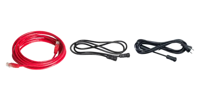 Product selection for Electrical equipment: Dimlux | Interlink | Verbindingskabel | 0,6m; Lumatek UV Bar Daisy Chain controle kabel 1,5m; Lumatek stroomkabel 4m, voor 30w UV LED bar