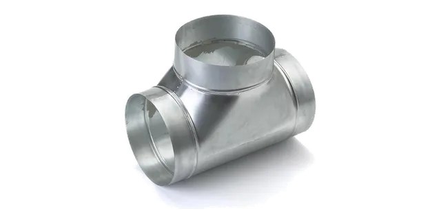Product selection for Metal duct T-pieces: T-stuk 127mm