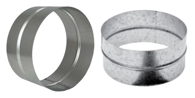 Product selection for Duct connectors: Steekverbinding 127mm t.b.v. hulpstuk; Steekverbinding 127mm t.b.v. slang