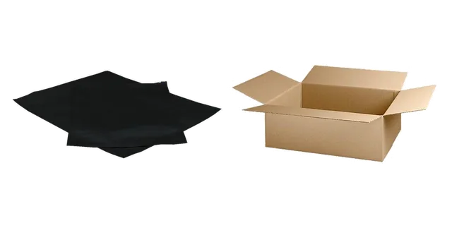 Product selection for Packaging & storage: Aluminium strijkzak, 56x91cm; Doos 55x32x18cm (stekdoos)
