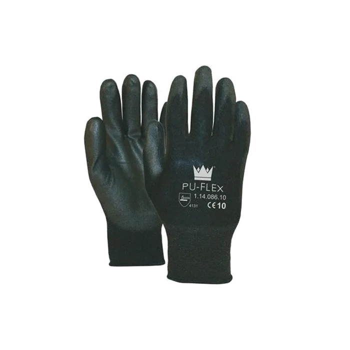 PU-flex gloves with black palms