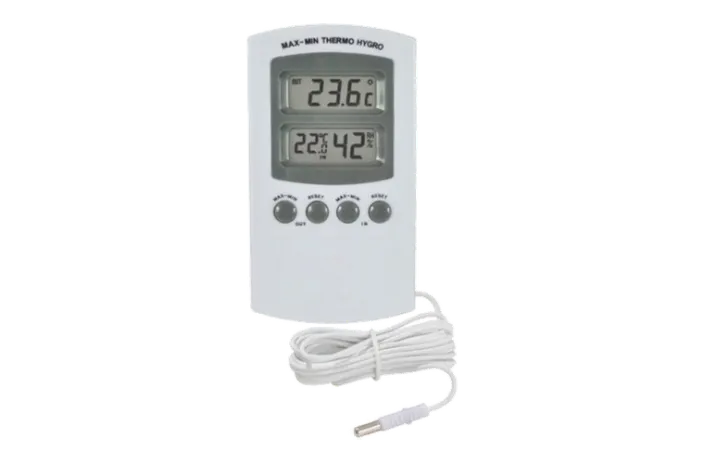Thermo-hygrometer with external sensor