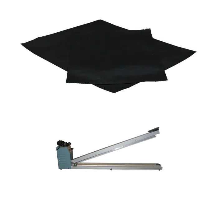 Aluminium heat-seal bag and separate hand sealer