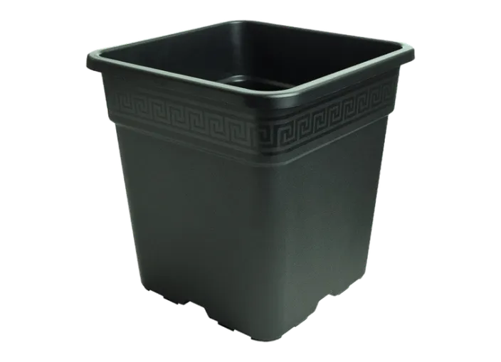 Square 25 litre plastic plant pot