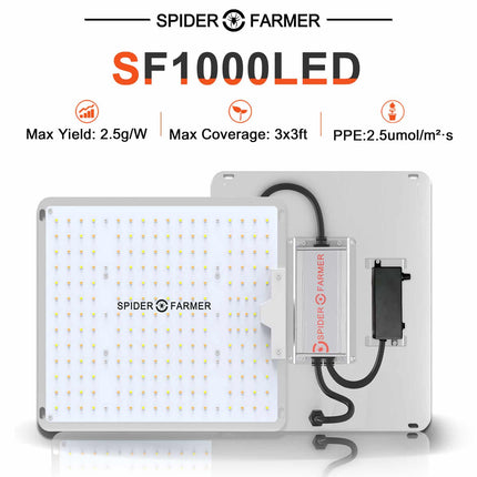 LED Kweeklamp | Spider Farmer | SF-1000, 100W